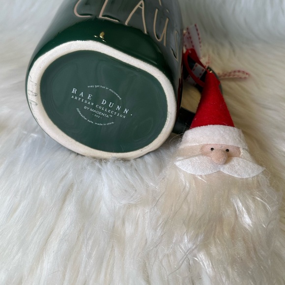 Rae Dunn Green Mr. Claus Holiday Mug with Santa Ornament - Picture 4 of 4